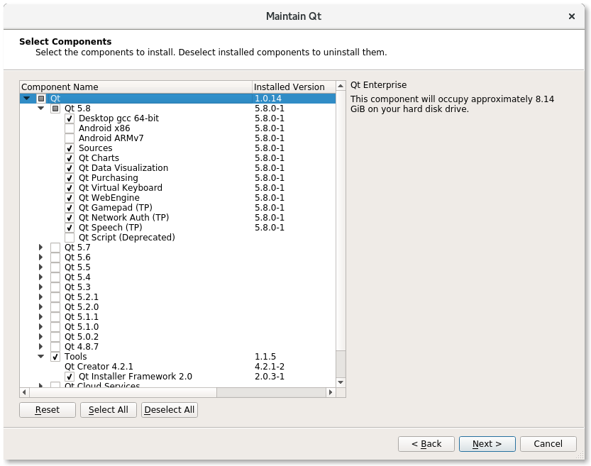 qt mac install debug symbols