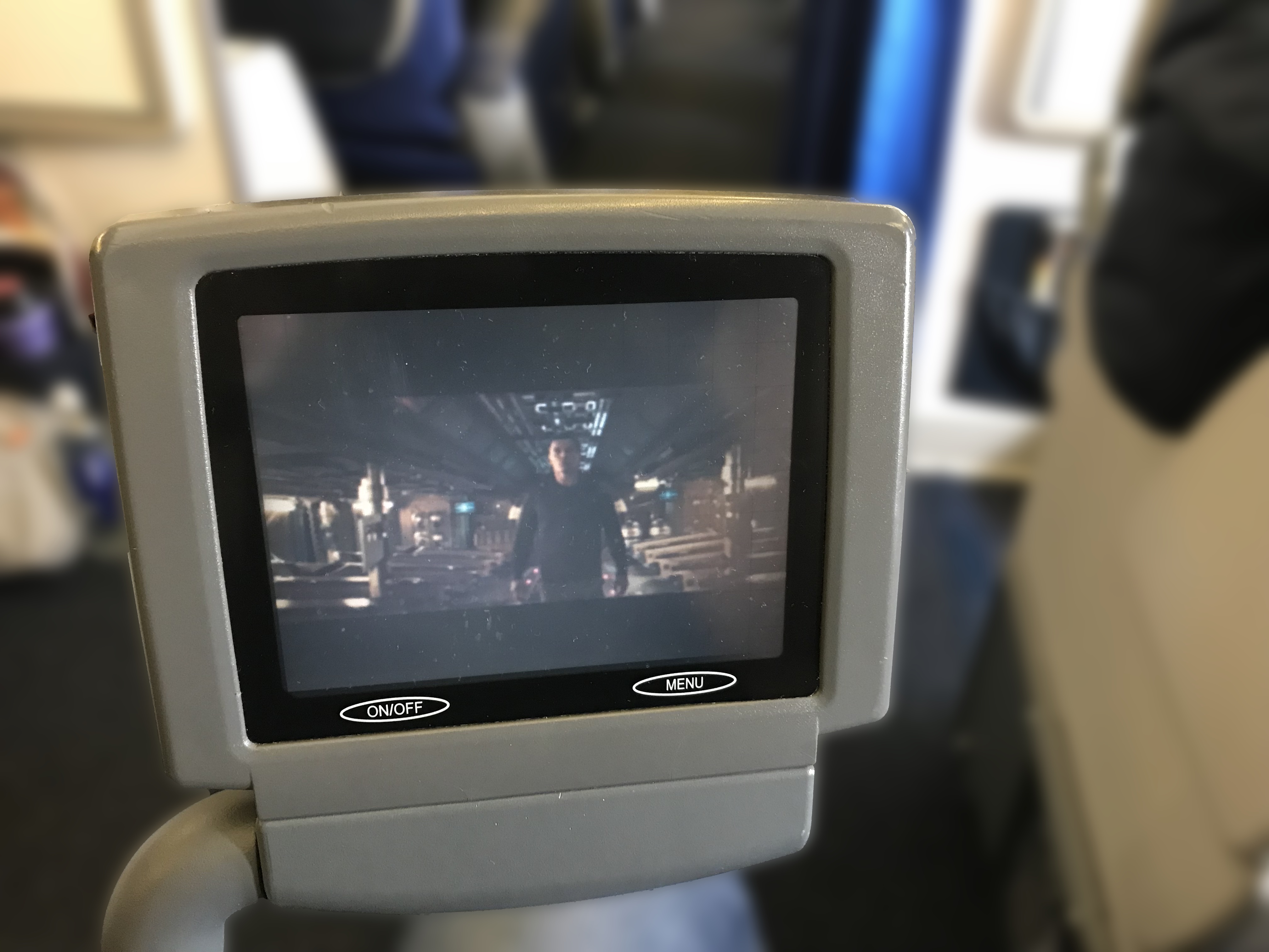 British Airways entertainment system