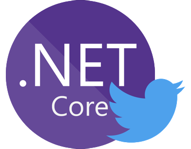 .NET Core, Twitter, logo