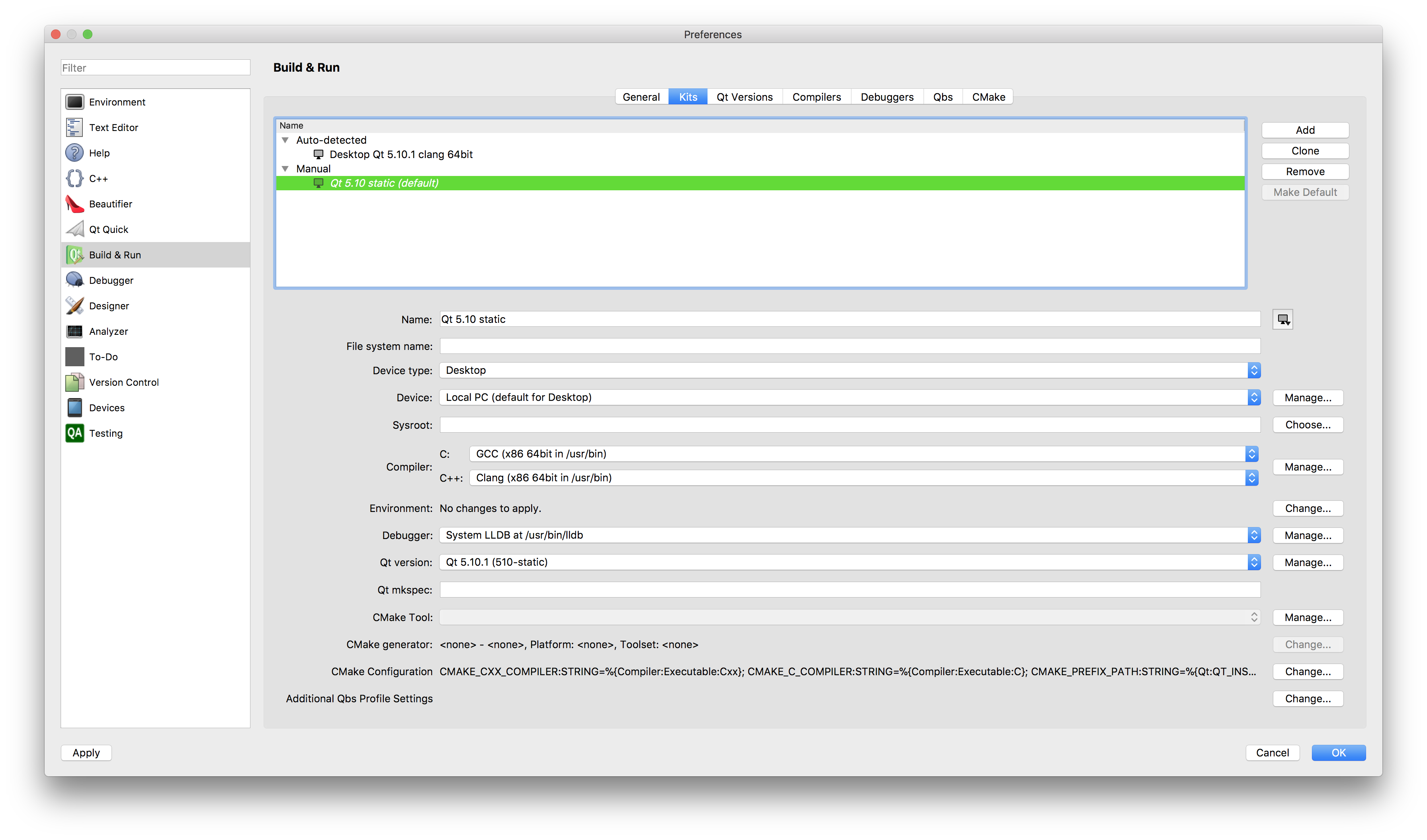 Online qt compiler