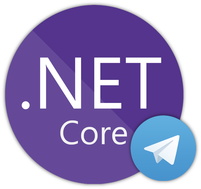 .NET Core Telegram logo