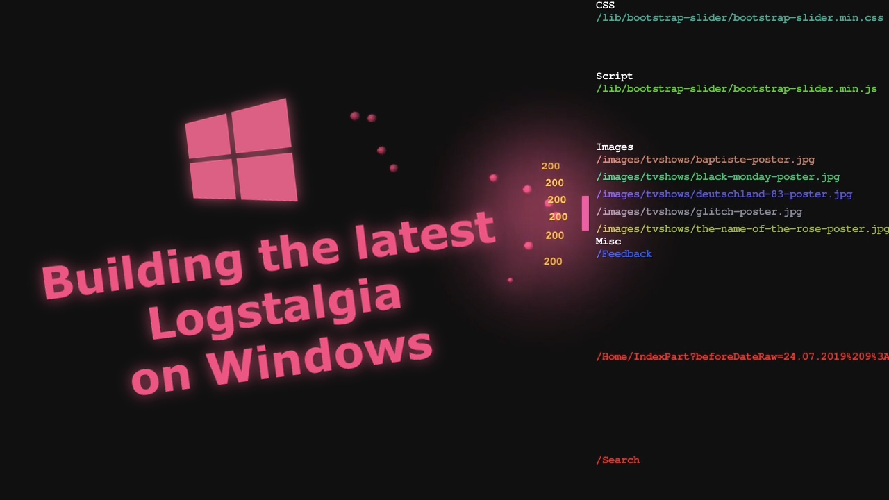 Logstalgia, Windows build