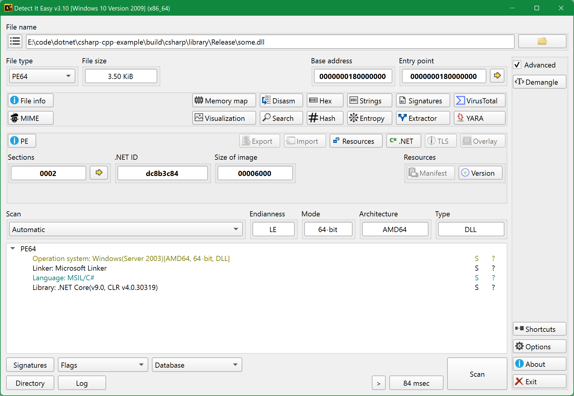 Detect It Easy, some.dll