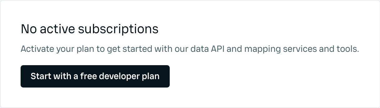 Xweather, no active subscriptions